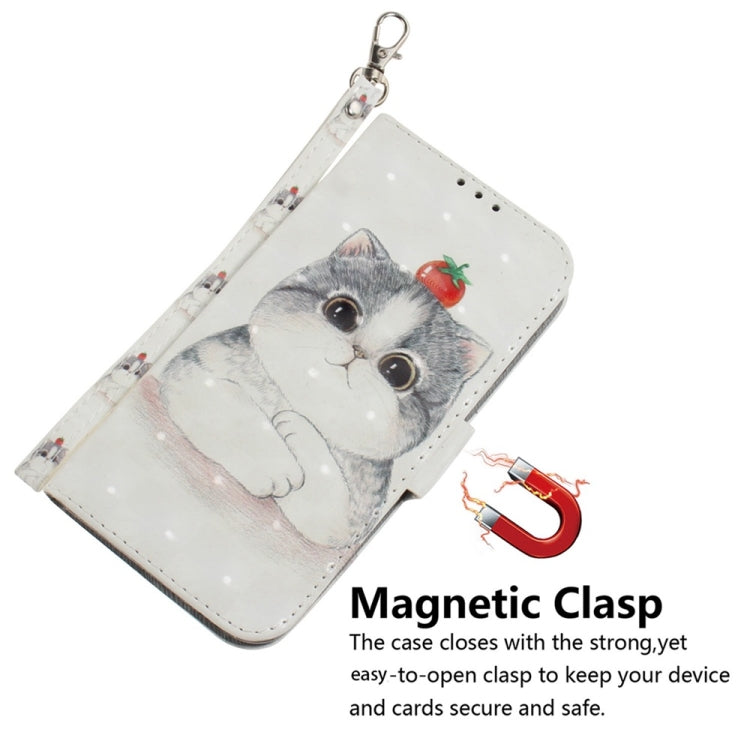 For OnePlus 13 3D Colored Horizontal Flip Leather Phone Case(Cute Cat) - OnePlus Cases by buy2fix | Online Shopping UK | buy2fix