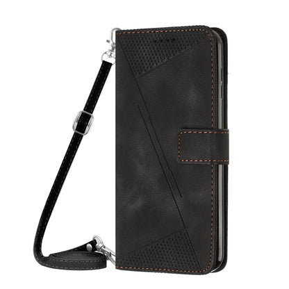 For Xiaomi Redmi K70 / K70 Pro Dream Triangle Leather Phone Case with Lanyard(Black) - K70 Pro Cases by buy2fix | Online Shopping UK | buy2fix