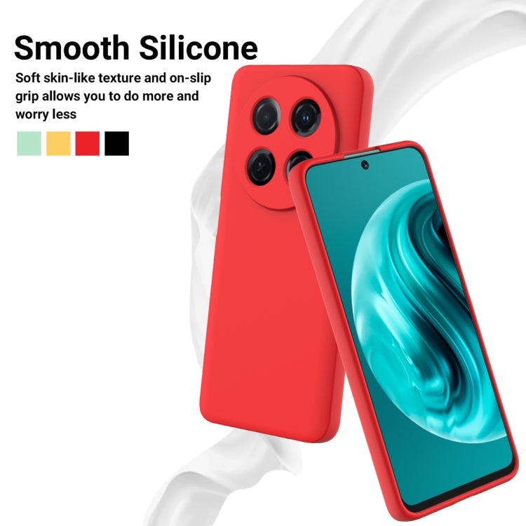 For Huawei nova 12i Solid Color Liquid Silicone Dropproof Full Coverage Protective Case(Red) - Huawei Cases by buy2fix | Online Shopping UK | buy2fix