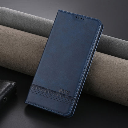 For OPPO Find X7 AZNS Magnetic Calf Texture Flip Leather Phone Case(Dark Blue) - OPPO Cases by AZNS | Online Shopping UK | buy2fix