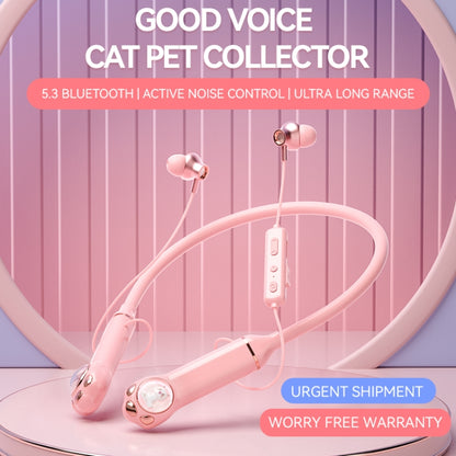 K1692 Meow Planet Neck-mounted Noise Reduction Sports Bluetooth Earphones(Blue) - Neck-mounted Earphone by buy2fix | Online Shopping UK | buy2fix