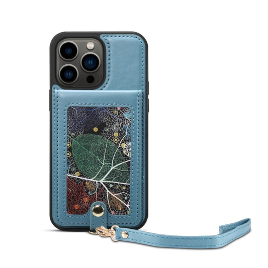 For iPhone 15 Pro Max ESEBLE Star Series Lanyard Holder Card Slot Phone Case(Blue) - iPhone 15 Pro Max Cases by ESEBLE | Online Shopping UK | buy2fix