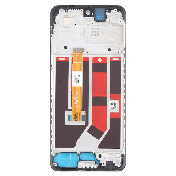 For OPPO A58 4G OEM LCD Screen Digitizer Full Assembly with Frame - LCD Screen by buy2fix | Online Shopping UK | buy2fix