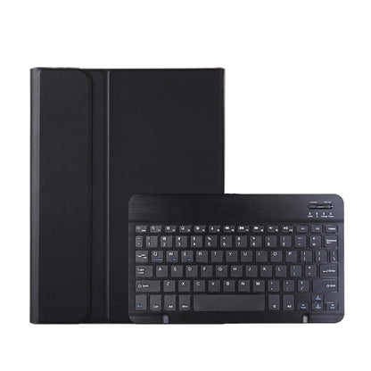 For Huawei MatePad 11.5 2023 AH17 Lambskin Texture Ultra-thin Detachable Bluetooth Keyboard Leather Case(Black) - Huawei Keyboard by buy2fix | Online Shopping UK | buy2fix