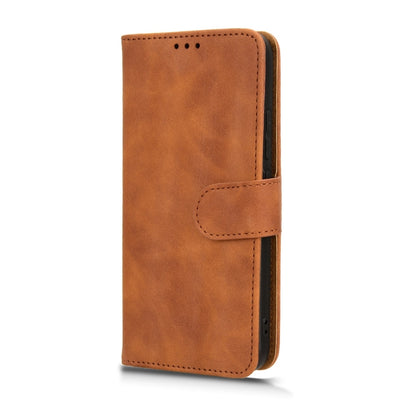 For Xiaomi 14 Pro Skin Feel Magnetic Flip Leather Phone Case(Brown) - 14 Pro Cases by buy2fix | Online Shopping UK | buy2fix