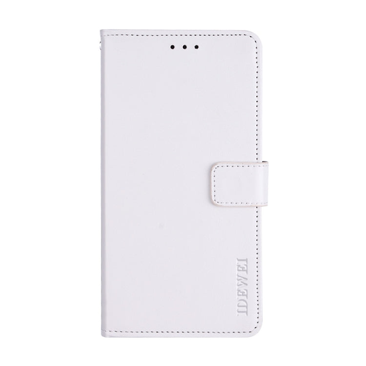 For Blackview A80 idewei Crazy Horse Texture Horizontal Flip Leather Case with Holder & Card Slots & Wallet(White) - More Brand by idewei | Online Shopping UK | buy2fix