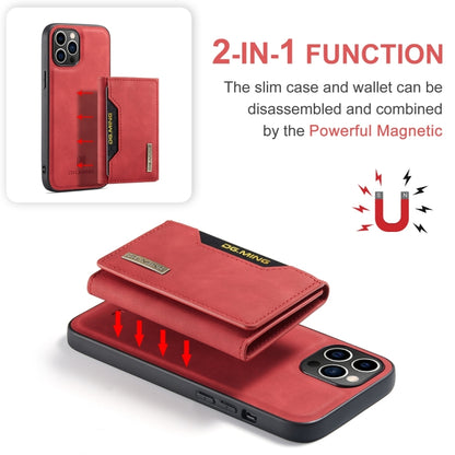 For iPhone 15 Pro Max DG.MING M2 Series 3-Fold Card Bag Wallet Leather Phone Case(Red) - iPhone 15 Pro Max Cases by DG.MING | Online Shopping UK | buy2fix