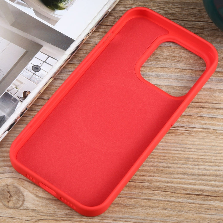 For iPhone 12 Pro MagSafe Liquid Silicone Phone Case(Red) - iPhone 12 / 12 Pro Cases by buy2fix | Online Shopping UK | buy2fix