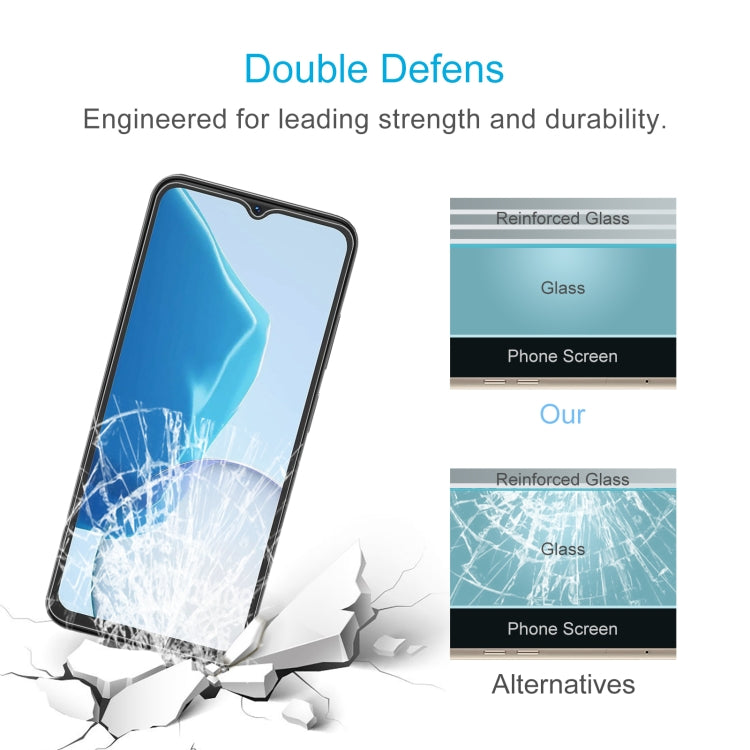 For Doogee N55 Plus 50pcs 0.26mm 9H 2.5D Tempered Glass Film - For Doogee by buy2fix | Online Shopping UK | buy2fix