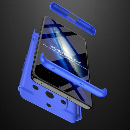 For Realme 11 Pro / 11 Pro+ GKK Three Stage Splicing Full Coverage PC Phone Case with Stand(Blue) - Realme Cases by GKK | Online Shopping UK | buy2fix