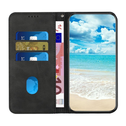 For Motorola Moto G Power 5G 2024 Diamond Splicing Skin Feel Magnetic Leather Phone Case(Black) - Motorola Cases by buy2fix | Online Shopping UK | buy2fix