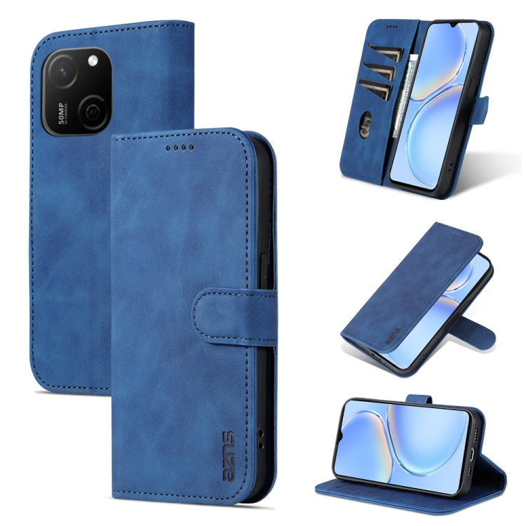 For Huawei Maimang A20 AZNS Skin Feel Calf Texture Flip Leather Phone Case(Blue) - Huawei Cases by AZNS | Online Shopping UK | buy2fix