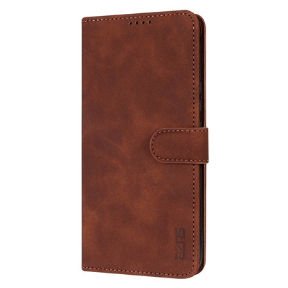 For Huawei Mate 70 AZNS Skin Feel Calf Texture Flip Leather Phone Case(Brown) - Huawei Cases by AZNS | Online Shopping UK | buy2fix