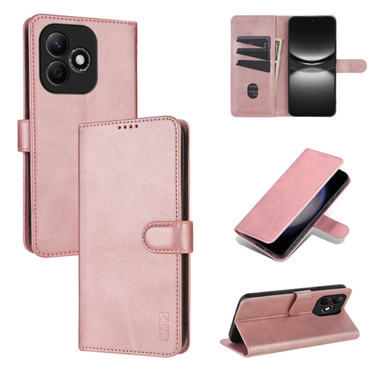 For Honor X60i AZNS Skin Feel Calf Texture Flip Leather Phone Case(Rose Gold) - Honor Cases by AZNS | Online Shopping UK | buy2fix