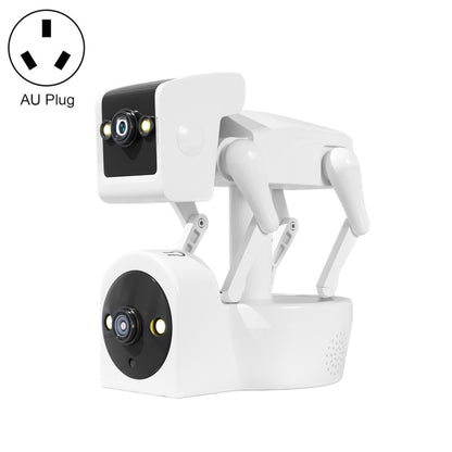 ESCAM PT212 4MP Dual Lens Robot Dog WiFi Camera Supports Cloud Storage/Two-way Audio/Night Vision, Specification:AU Plug - Wireless Camera by ESCAM | Online Shopping UK | buy2fix