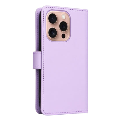 For iPhone 16 Pro Max BETOPNICE BN-005 2 in 1 Detachable Imitate Genuine Leather Phone Case(Light Purple) - iPhone 16 Pro Max Cases by BETOPNICE | Online Shopping UK | buy2fix