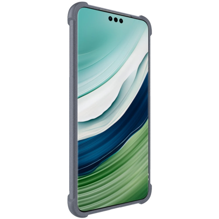 For Huawei Mate 60 Pro imak Shockproof Airbag TPU Phone Case(Matte Grey) - Huawei Cases by imak | Online Shopping UK | buy2fix