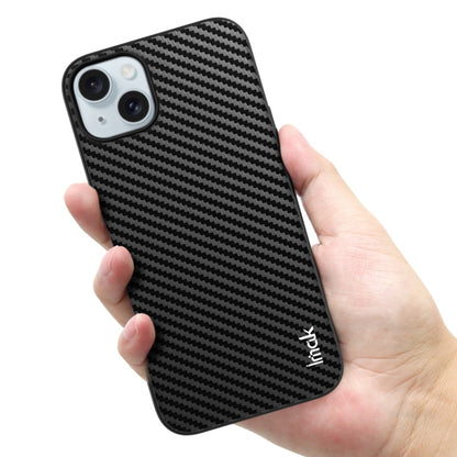 For iPhone 15 Plus IMAK LX-5 Series Shockproof PC + PU + TPU Protective Phone Case(Carbon Fiber Texture) - iPhone 15 Plus Cases by imak | Online Shopping UK | buy2fix