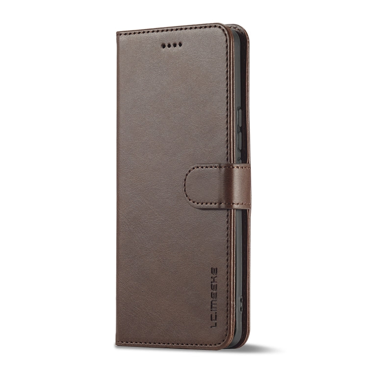 For Honor 90 Pro LC.IMEEKE Calf Texture Leather Phone Case(Coffee) - Honor Cases by LC.IMEEKE | Online Shopping UK | buy2fix