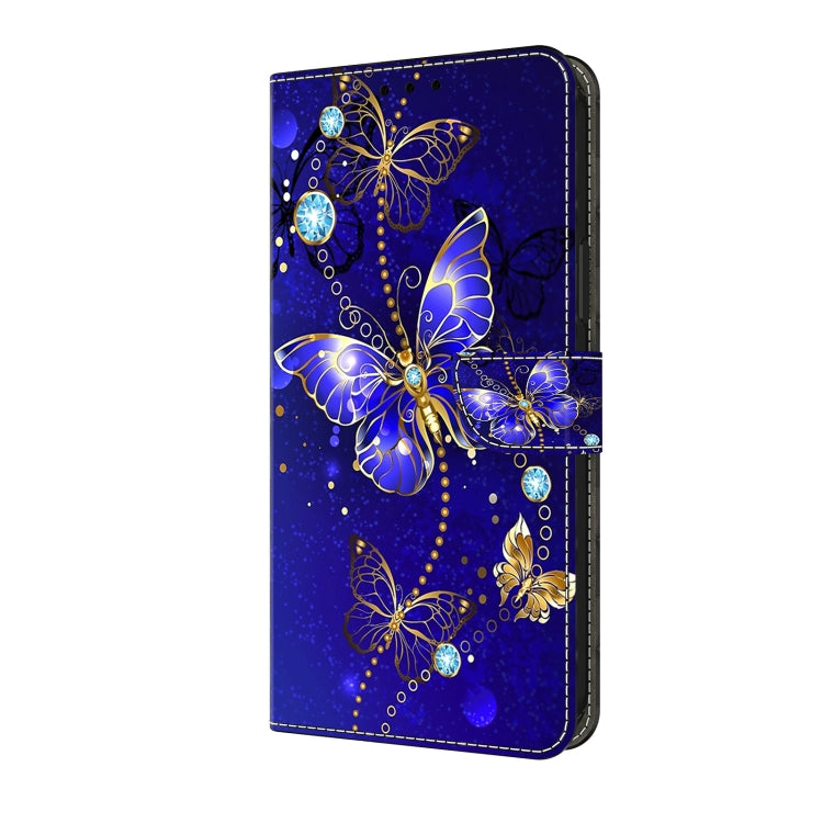 For Motorola Moto G04 Crystal 3D Shockproof Protective Leather Phone Case(Diamond Butterfly) - Motorola Cases by buy2fix | Online Shopping UK | buy2fix
