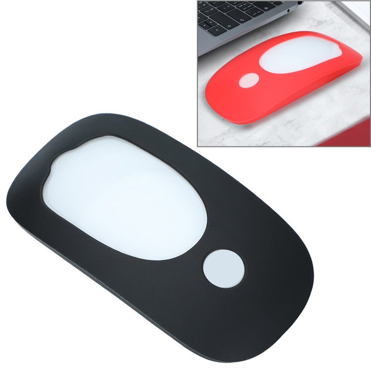 For Apple Magic Mouse 1 / 2 Mouse Silicone Protective Case(Black) - Protective Bags by buy2fix | Online Shopping UK | buy2fix