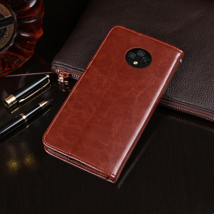 For DOOGEE X95 idewei Crazy Horse Texture Horizontal Flip Leather Case with Holder & Card Slots & Wallet(Rose Red) - More Brand by idewei | Online Shopping UK | buy2fix