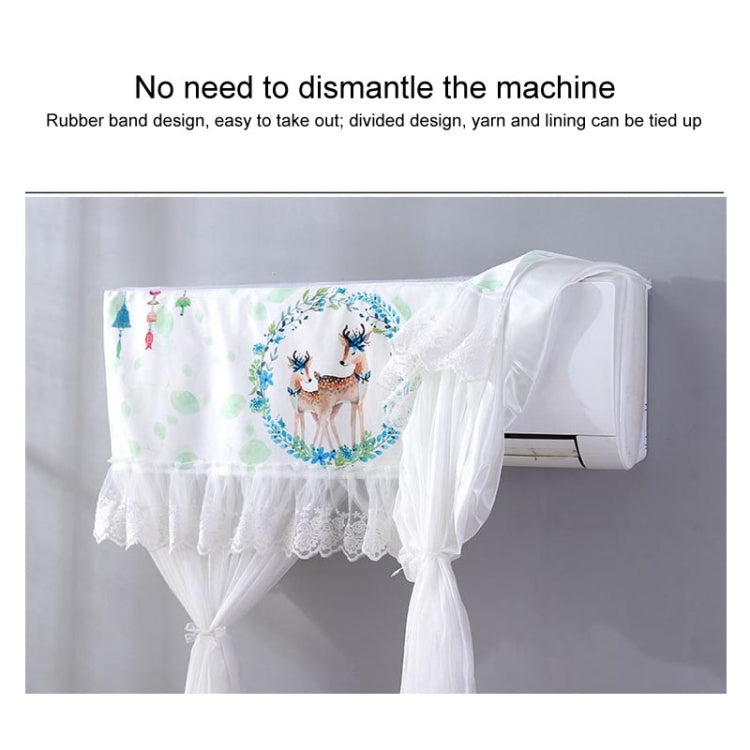 Do Not Take Dust-proof And Anti Direct Blowing Simple Wind Hanging Machine Air Conditioner Moon Cover, Size:Width 86 × Thickness 20 × Height 90cm(Zoo) - Dust Covers by buy2fix | Online Shopping UK | buy2fix