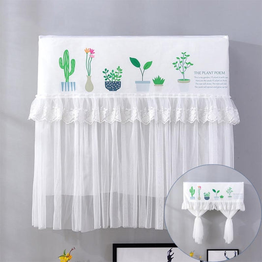 Do Not Take Dust-proof And Anti Direct Blowing Simple Wind Hanging Machine Air Conditioner Moon Cover, Size:Width 98 × Thickness 20 × Height 90cm(Flowerpot) - Dust Covers by buy2fix | Online Shopping UK | buy2fix