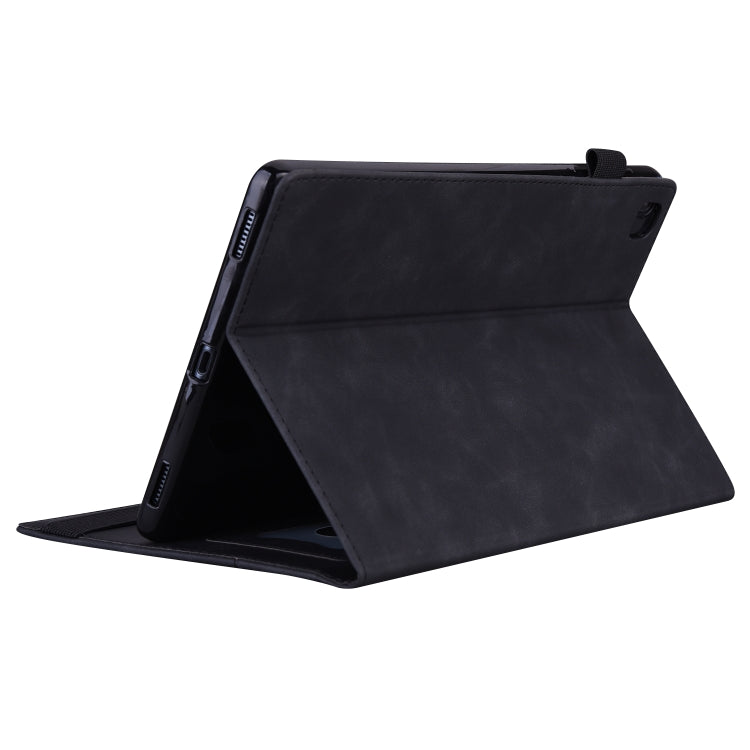 For Lenovo Tab M11 / Xiaoxin Pad 11 2024 Business Shockproof Horizontal Flip Leather Tablet Case(Black) - Lenovo by buy2fix | Online Shopping UK | buy2fix