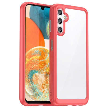 For Samsung Galaxy M44 5G Colorful Series Acrylic Hybrid TPU Phone Case(Red) - Galaxy Phone Cases by buy2fix | Online Shopping UK | buy2fix