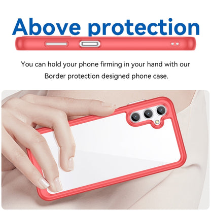 For Samsung Galaxy M44 5G Colorful Series Acrylic Hybrid TPU Phone Case(Red) - Galaxy Phone Cases by buy2fix | Online Shopping UK | buy2fix