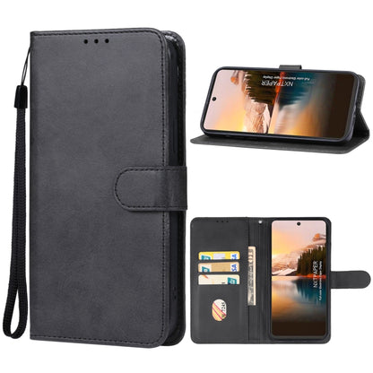 For TCL 50 5G Leather Phone Case(Black) - More Brand by buy2fix | Online Shopping UK | buy2fix