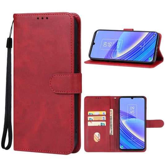 For TCL 50 SE Leather Phone Case(Red) - More Brand by buy2fix | Online Shopping UK | buy2fix