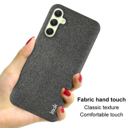 For Samsung Galaxy A54 5G imak Ruiyi Series Cloth Texture PU + PC Phone Case(Black) - Galaxy Phone Cases by imak | Online Shopping UK | buy2fix