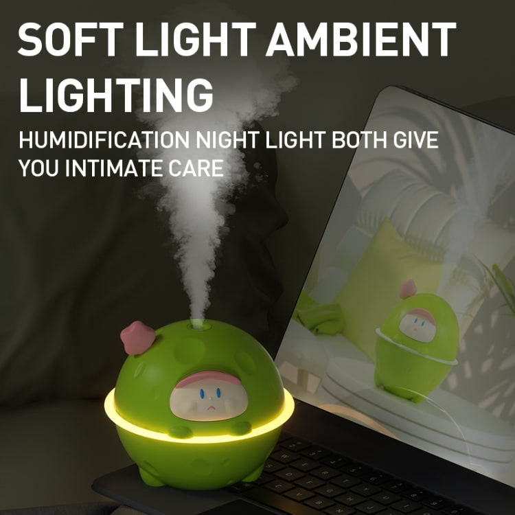 MJ081 USB Mini Desktop Humidifier, Specifications: 160ml(Green) - Air Purifiers & Accessories by buy2fix | Online Shopping UK | buy2fix