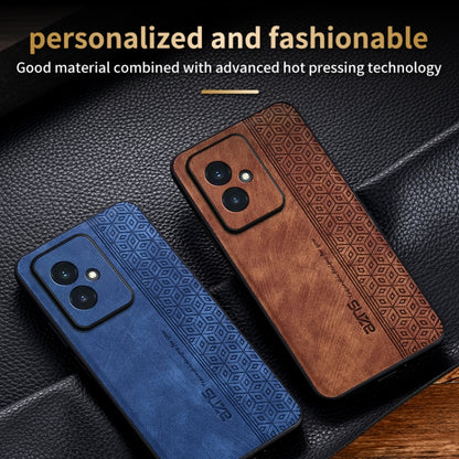 For Honor 100 AZNS 3D Embossed Skin Feel Phone Case(Brown) - Honor Cases by AZNS | Online Shopping UK | buy2fix