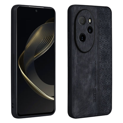 For Honor 100 Pro AZNS 3D Embossed Skin Feel Phone Case(Black) - Honor Cases by AZNS | Online Shopping UK | buy2fix