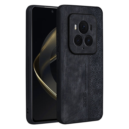 For Honor Magic6 Ultimate AZNS 3D Embossed Skin Feel Phone Case(Black) - Honor Cases by AZNS | Online Shopping UK | buy2fix