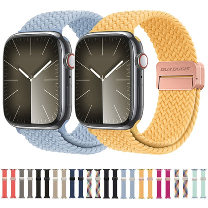 For Apple Watch Ultra 49mm DUX DUCIS Mixture Pro Series Magnetic Buckle Nylon Braid Watch Band(Light Mint) - Watch Bands by DUX DUCIS | Online Shopping UK | buy2fix