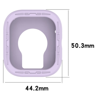 For Redmi Watch 4 Silicone Smart Watch Protective Case(Purple) - Watch Cases by buy2fix | Online Shopping UK | buy2fix