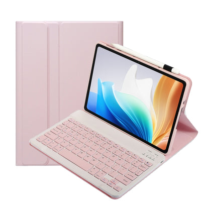 For OnePlus Pad Go / OPPO Pad Air2 / Neo OP14 TPU Ultra-thin Detachable Bluetooth Keyboard Leather Case(Pink) - Others Keyboard by buy2fix | Online Shopping UK | buy2fix