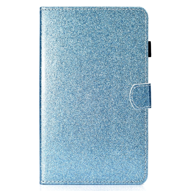 For Lenovo Tab M11/ Xiaoxin Pad 11 2024 Varnish Glitter Powder Smart Leather Tablet Case(Blue) - Lenovo by buy2fix | Online Shopping UK | buy2fix