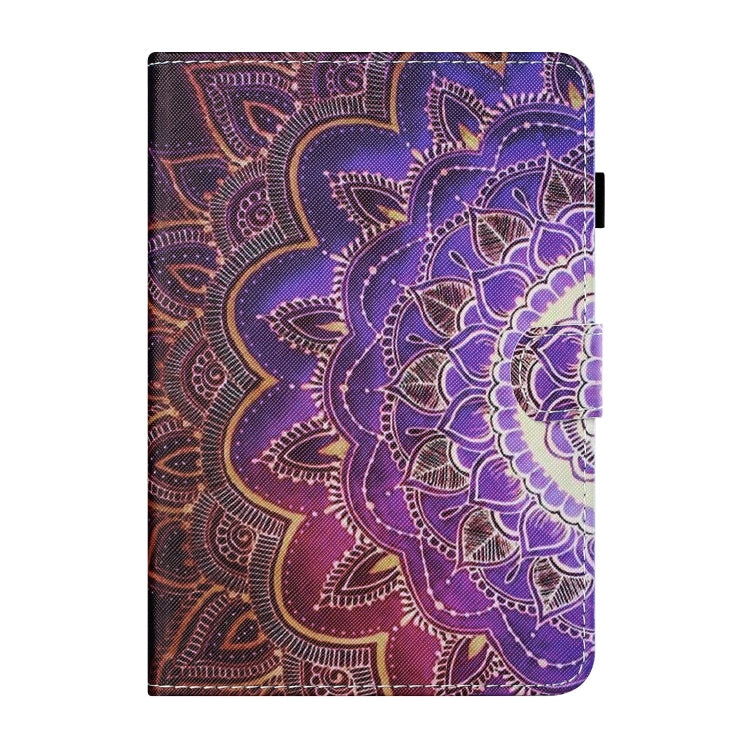 For Lenovo Tab M11/ Xiaoxin Pad 11 2024 Coloured Drawing Stitching Smart Leather Tablet Case(Mandala Flower) - Lenovo by buy2fix | Online Shopping UK | buy2fix