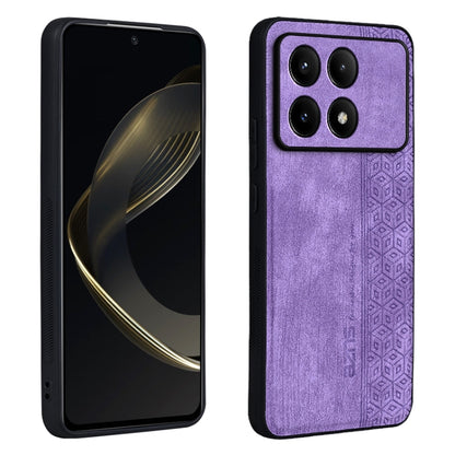 For Xiaomi Redmi K70 AZNS 3D Embossed Skin Feel Phone Case(Purple) - K70 Cases by AZNS | Online Shopping UK | buy2fix