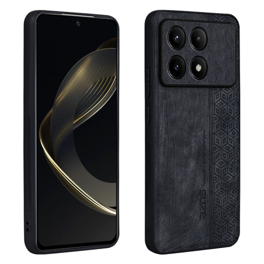 For Xiaomi Redmi K70 Pro AZNS 3D Embossed Skin Feel Phone Case(Black) - K70 Pro Cases by AZNS | Online Shopping UK | buy2fix