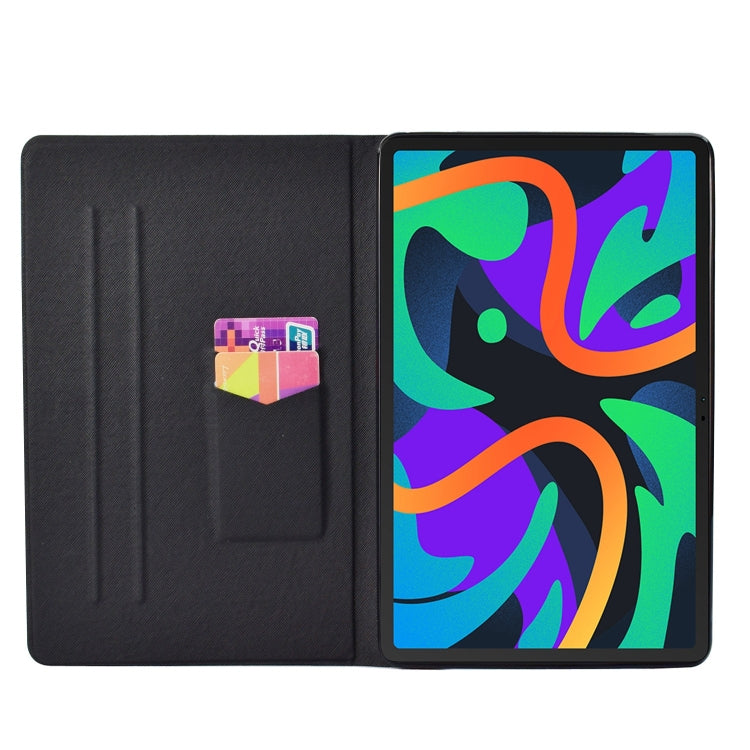 For Lenovo Tab M11/ Xiaoxin Pad 11 2024 Voltage Coloured Drawing Smart Leather Tablet Case(Windbell) - Lenovo by buy2fix | Online Shopping UK | buy2fix