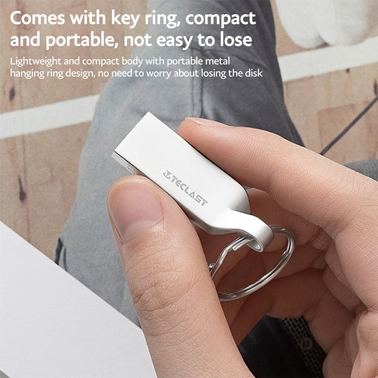 Teclast Mobius Series USB2.0 Flash Drive, Memory:8GB(Silver) - USB Flash Drives by TECLAST | Online Shopping UK | buy2fix