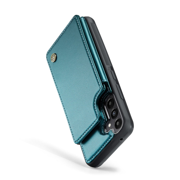 For Samsung Galaxy A35 5G CaseMe C22 PC+TPU Business Style RFID Anti-theft Leather Phone Case(Blue Green) - Galaxy Phone Cases by CaseMe | Online Shopping UK | buy2fix