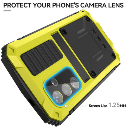 For Samsung Galaxy S24+ 5G R-JUST Life Waterproof Dustproof Shockproof Phone Case(Yellow) - Galaxy S24+ 5G Cases by R-JUST | Online Shopping UK | buy2fix