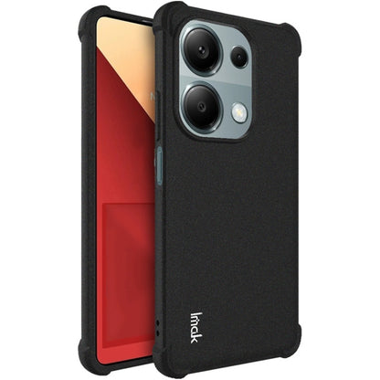 For Xiaomi Poco M6 Pro/Redmi Note13 Pro 4G Global imak Shockproof Airbag TPU Phone Case(Matte Black) - Note 13 Pro Cases by imak | Online Shopping UK | buy2fix
